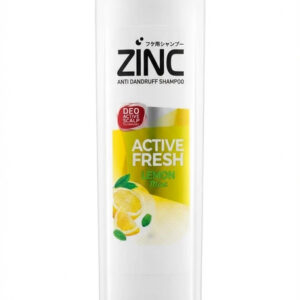 شامپو مو زینک Zinc مدل عصاره لیمو و نعناع Lemon Mint حجم 340 میلی لیتر